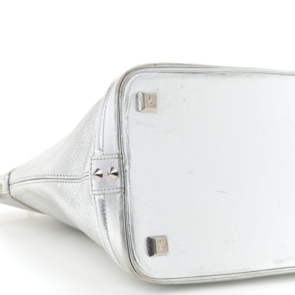 Louis Vuitton Suhali Lockit MM Silver 9 of 14