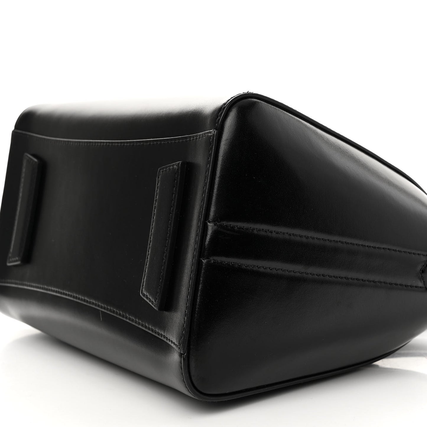 Shiny Lord Calfskin Small Antigona Black