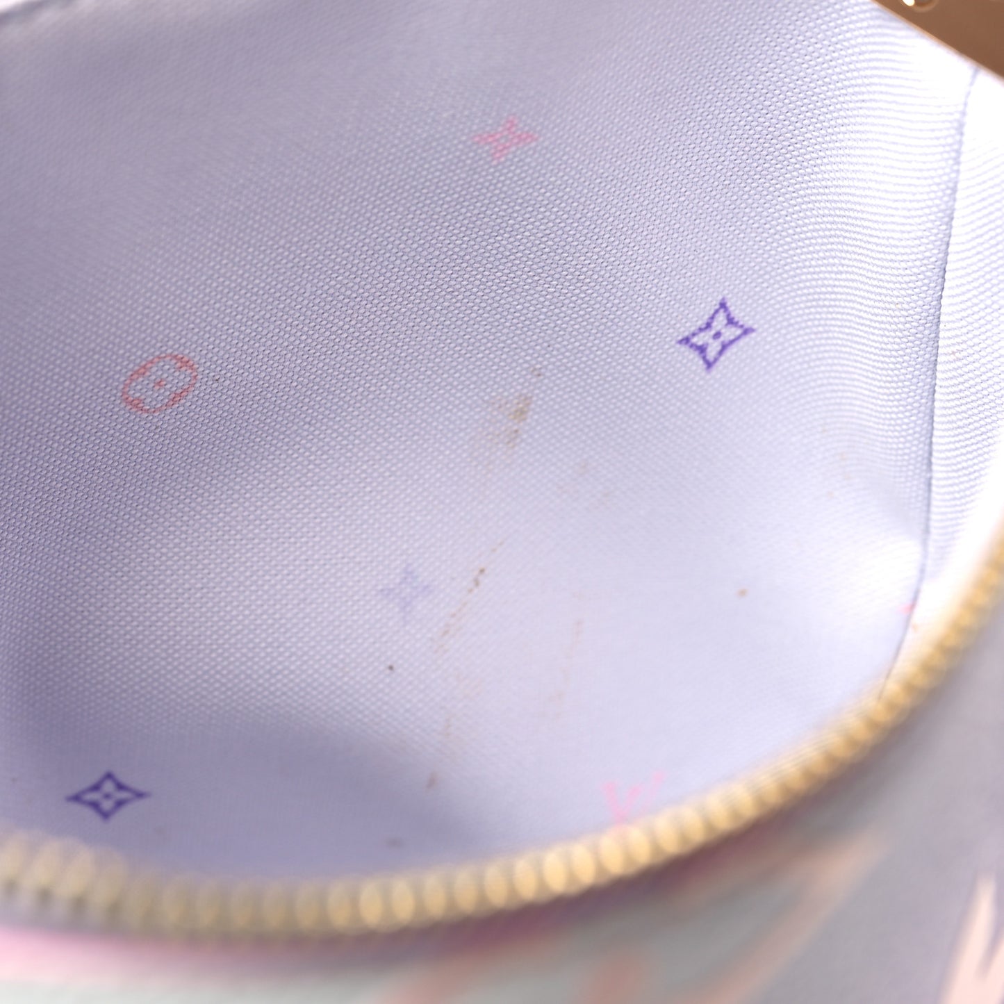 Monogram Giant Spring In The City Marshmallow Hobo PM Sunrise Pastel