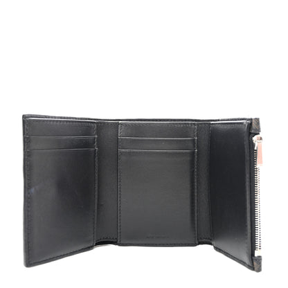 Celine Canvas Triomphe Medium Strap Wallet Black 5 of 8