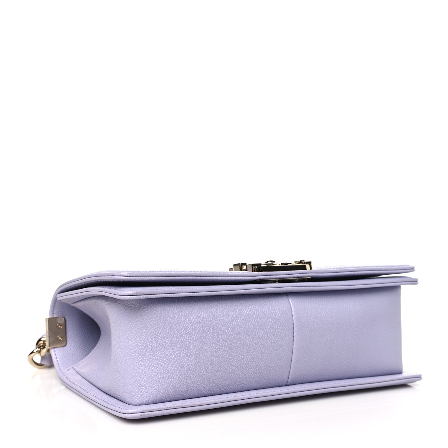 Caviar Quilted Medium Boy Flap Light Purple