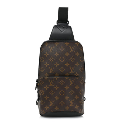 Louis Vuitton Monogram Macassar Avenue Sling Bag 1 of 9