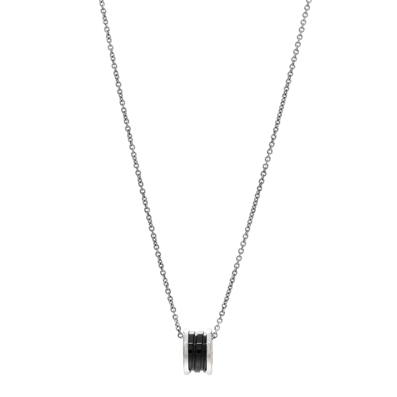 Bulgari Sterling Silver Ceramic Save The Children Pendant Necklace 1 of 7