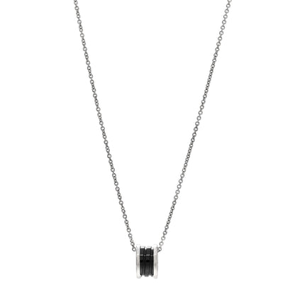 Bulgari Sterling Silver Ceramic Save The Children Pendant Necklace 1 of 7