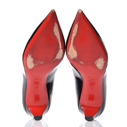 Christian Louboutin Patent Pigalle Follies 45 Pumps 39 Black 8 of 17