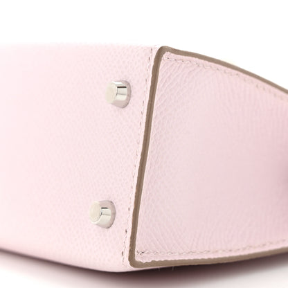 Hermes Epsom Mini Kelly Sellier 20 Mauve Pale 10 of 11