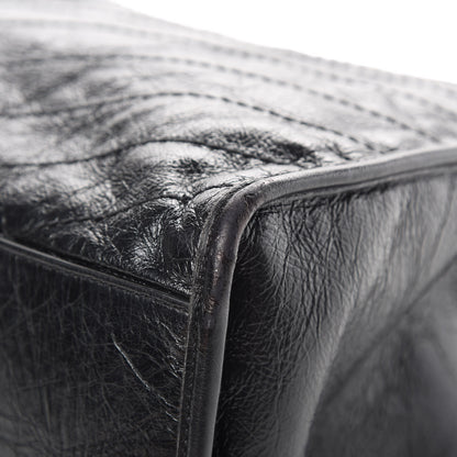 Saint Laurent Crinkled Calfskin Matelasse Monogram Niki Shoulder Bag Black 11 of 18