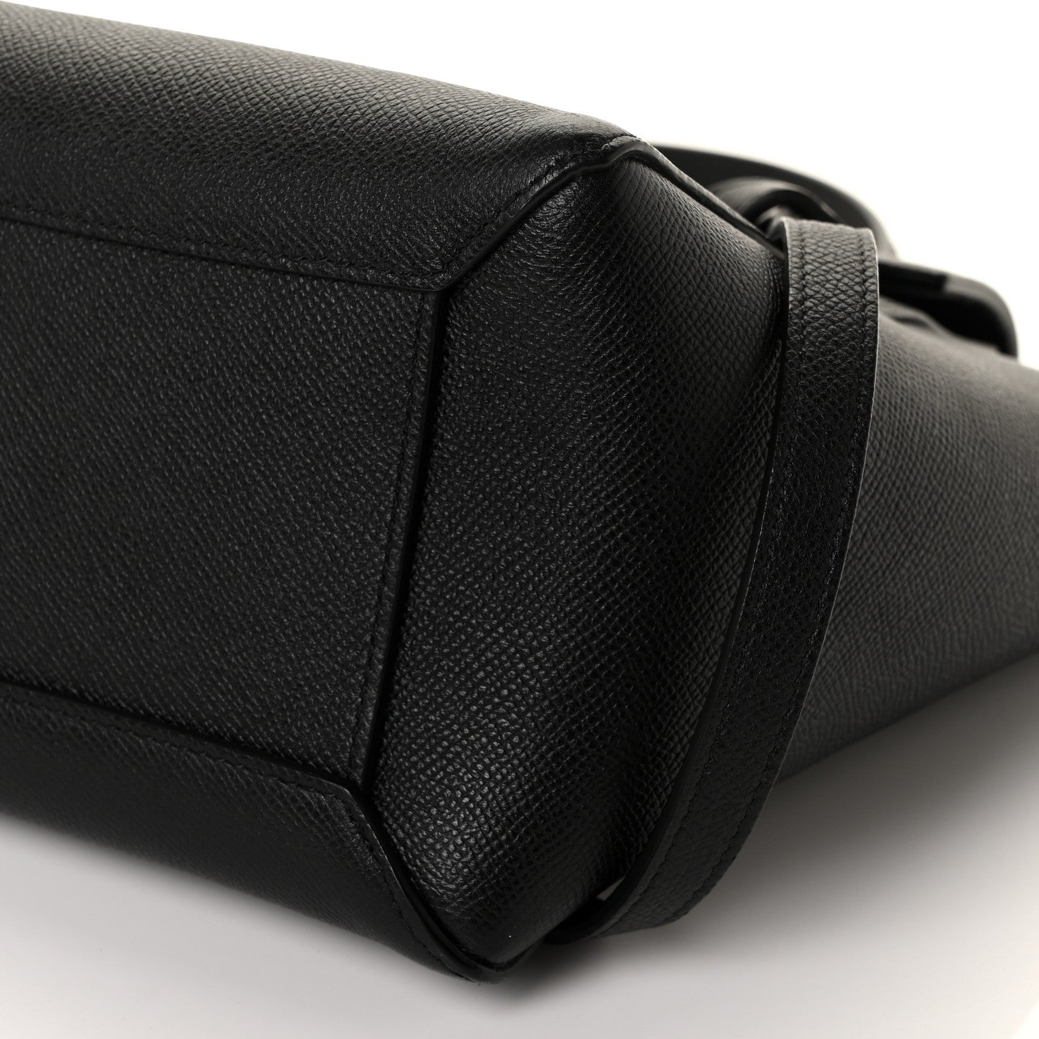 Celine Grained Calfskin Micro Belt Bag Black 8 of 11