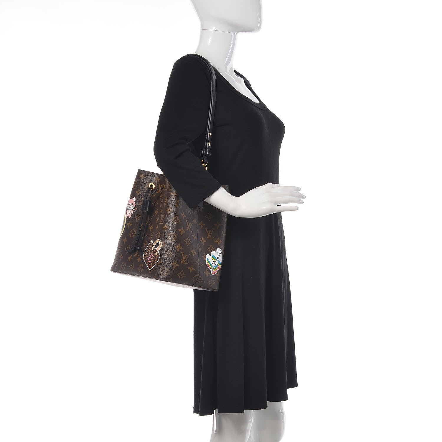 Louis Vuitton Monogram My LV World Tour Neonoe Black 2 of 11