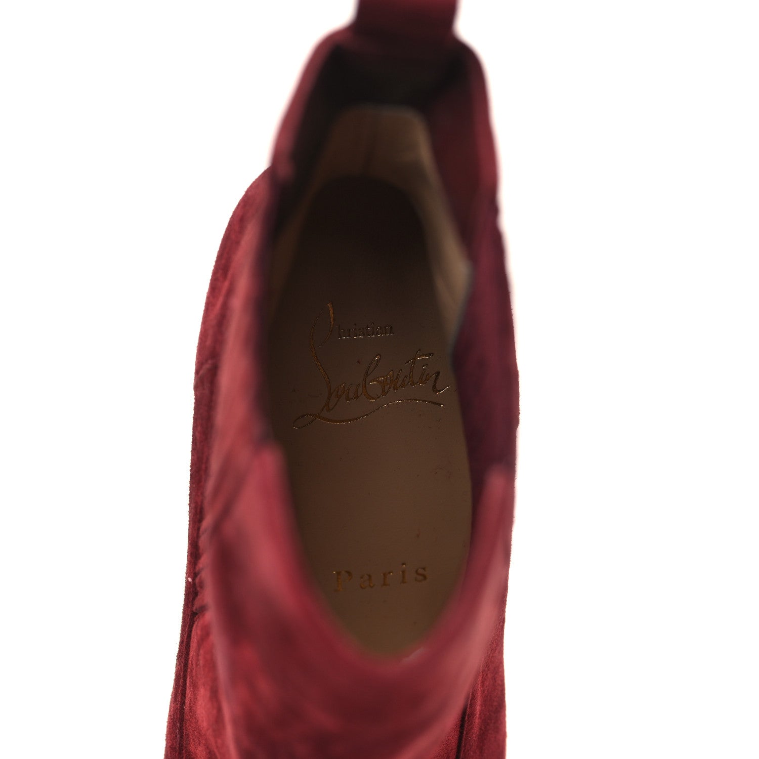 Christian Louboutin Veau Velours Calfskin Jurassic Me In The 90s 85 Ankle Boots 37 Tanin 7 of 7