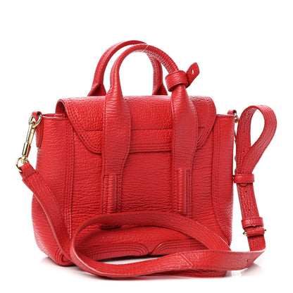 3.1 Phillip Lim Textured Calfskin Mini Pashli Satchel Red 2 of 4