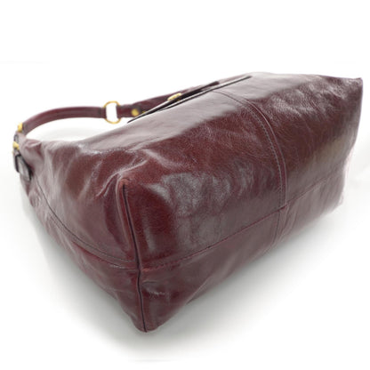 Prada Vitello Shine Hobo Amaranto 4 of 8