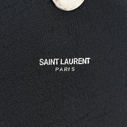 Saint Laurent Matelasse Chevron Monogram Monochrome Medium College Bag  Black 6 of 11