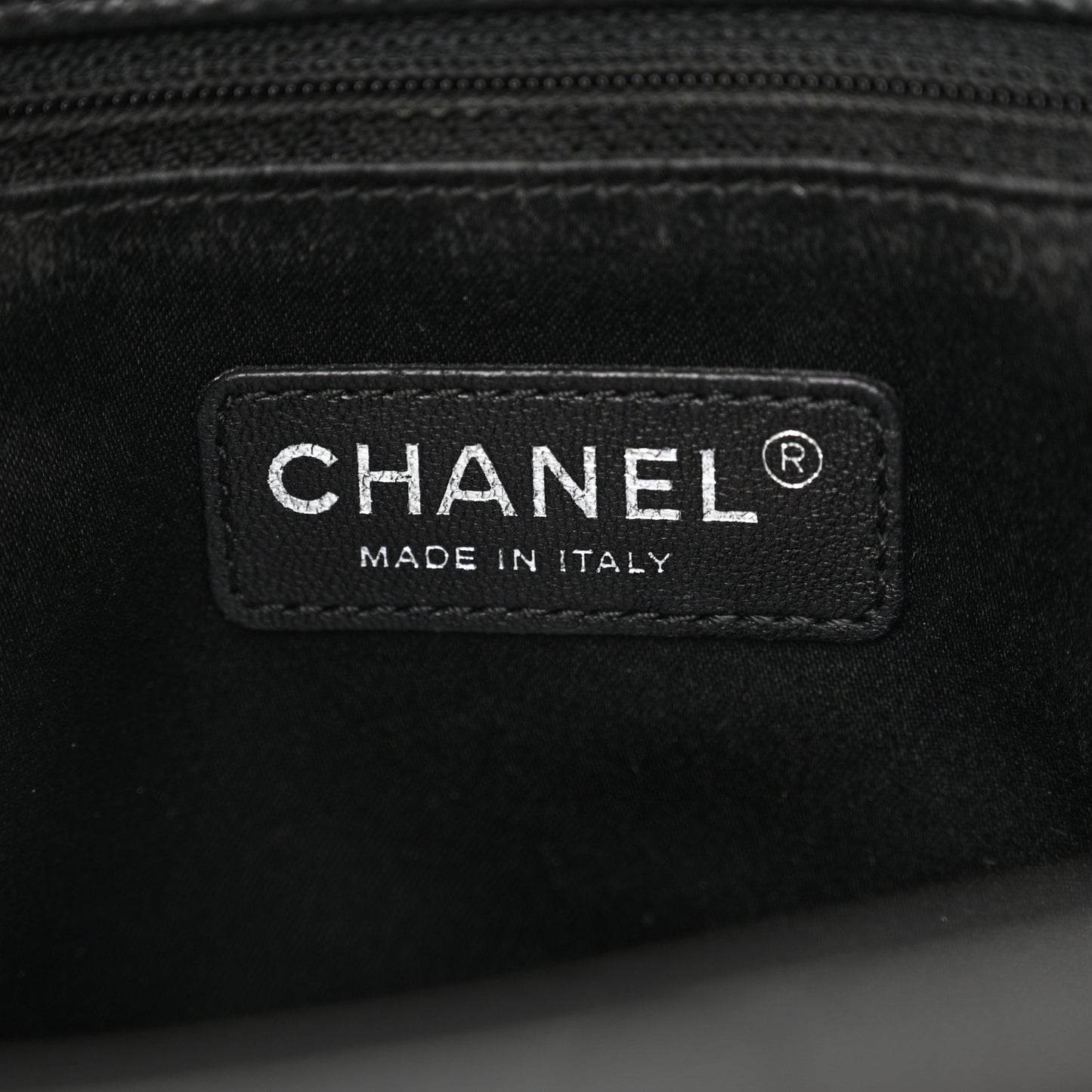 Caviar Quilted Grand Shopping Tote GST Black