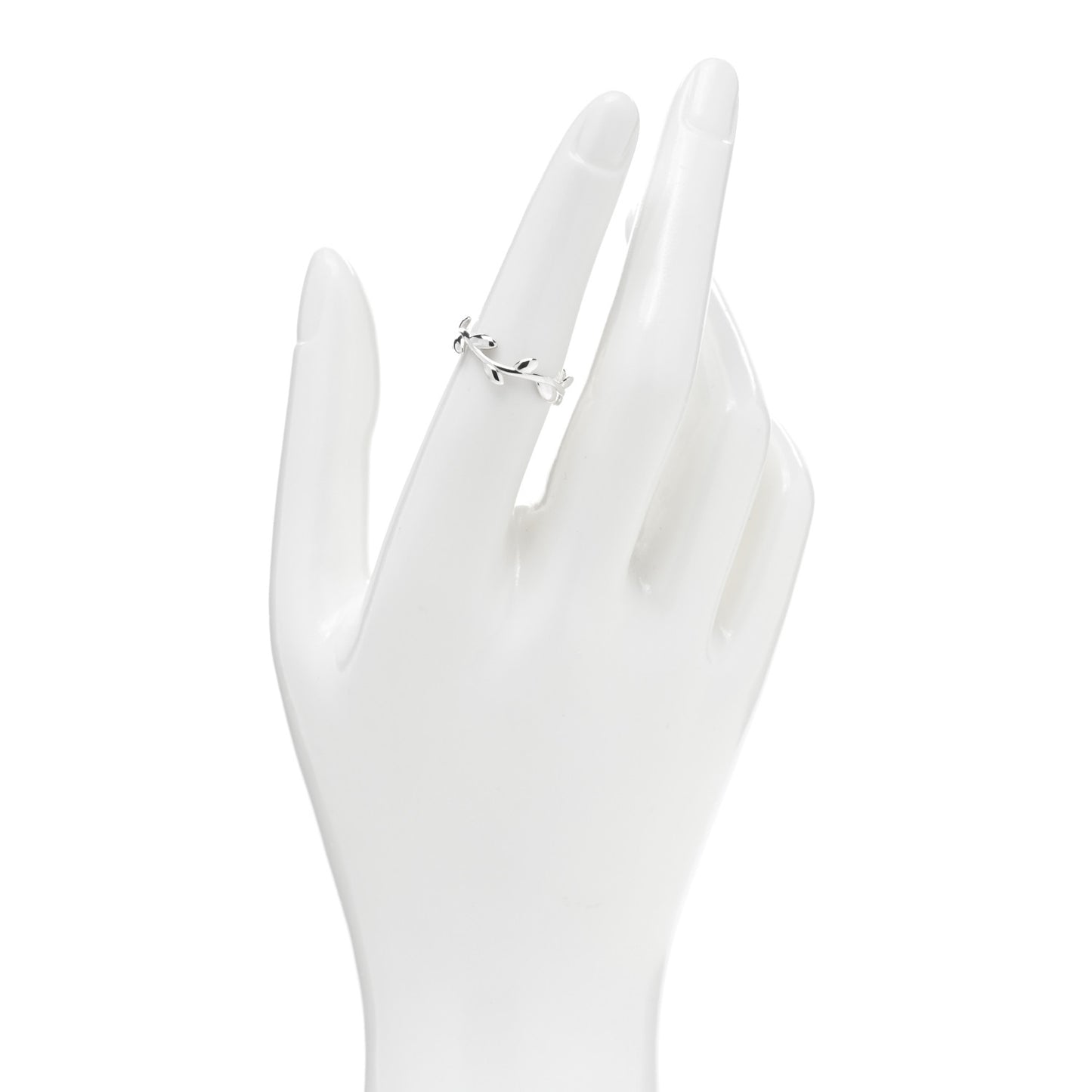 Sterling Silver Paloma Picasso Narrow Olive Leaf Band Ring 51 5.75