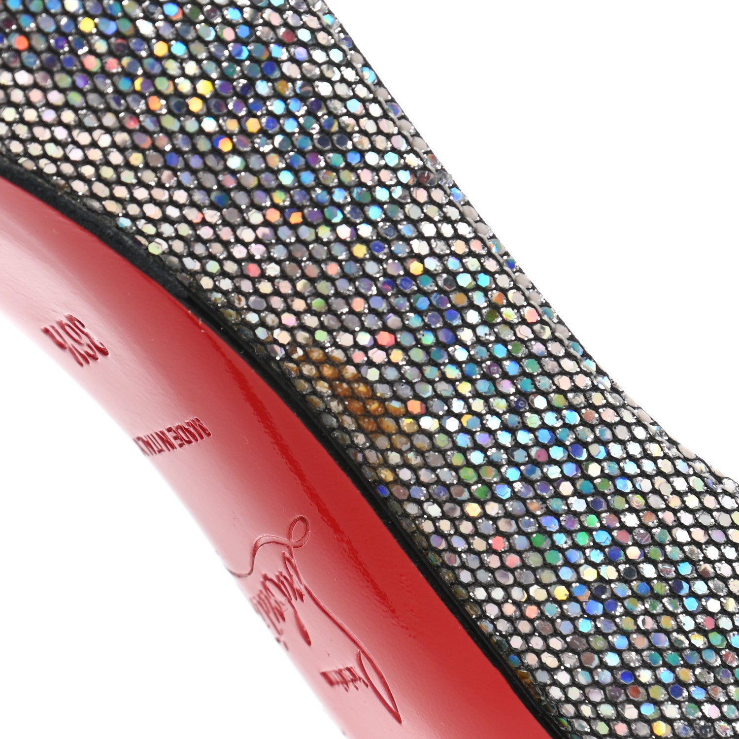 Christian Louboutin Glitter So Kate 120 Pumps 36.5 Disco Ball Multicolor 8 of 10