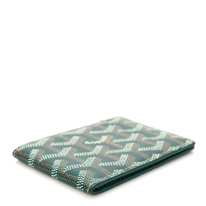 Goyard Goyardine Bi-Fold Victoire PM Wallet Green 4 of 9