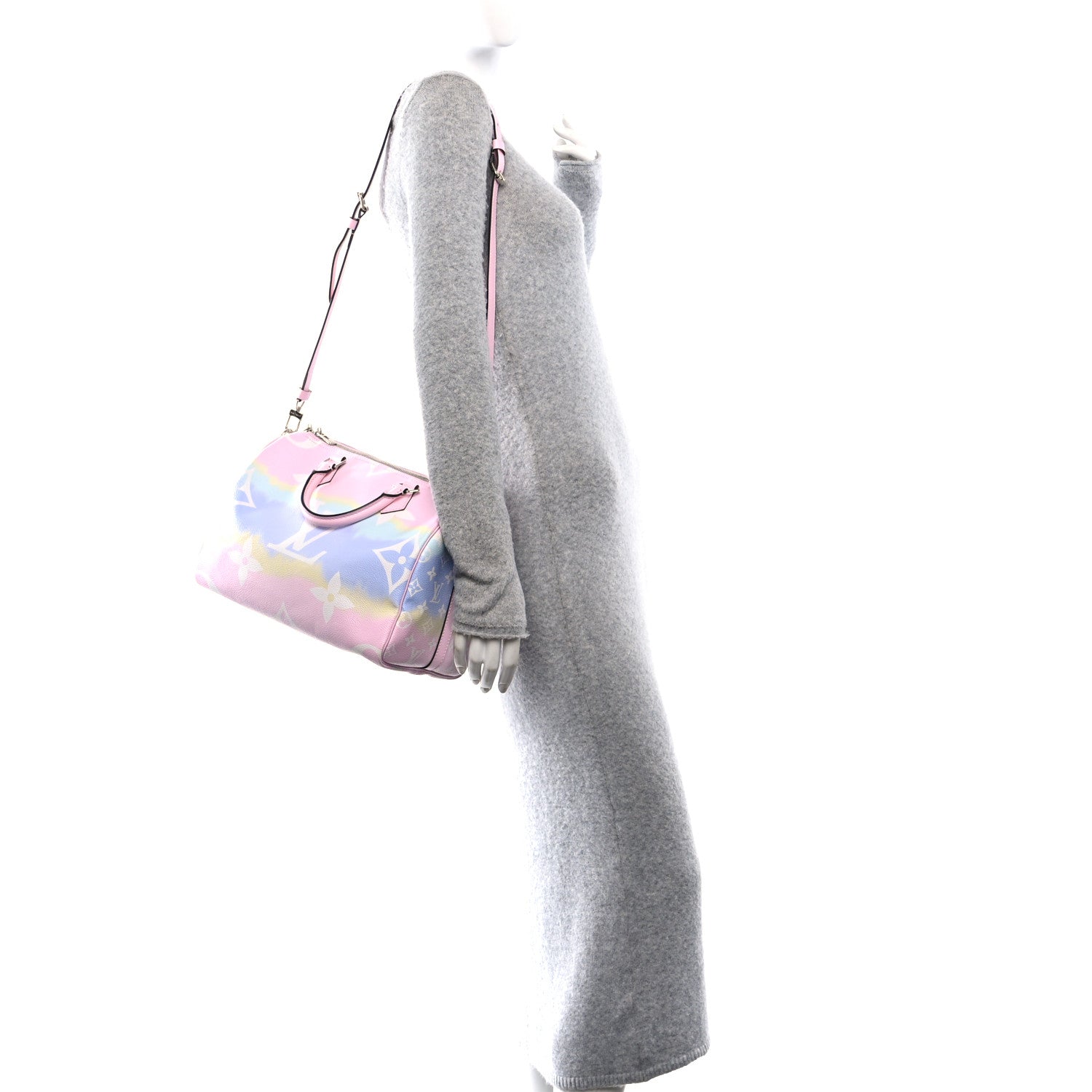 Louis Vuitton Monogram Escale Speedy Bandouliere 30 Pastel 2 of 11