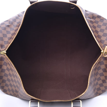 Louis Vuitton Damier Ebene Keepall Bandouliere 55 5 of 16