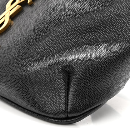Saint Laurent Grain De Poudre Monogram Belt Bag Black 17 of 18