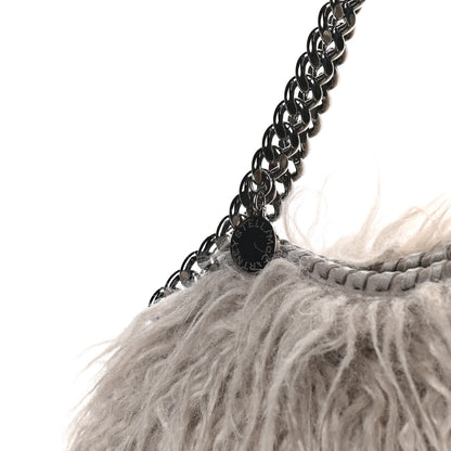 Stella McCartney Eco Fur Mini Falabella Tote Grey 8 of 15