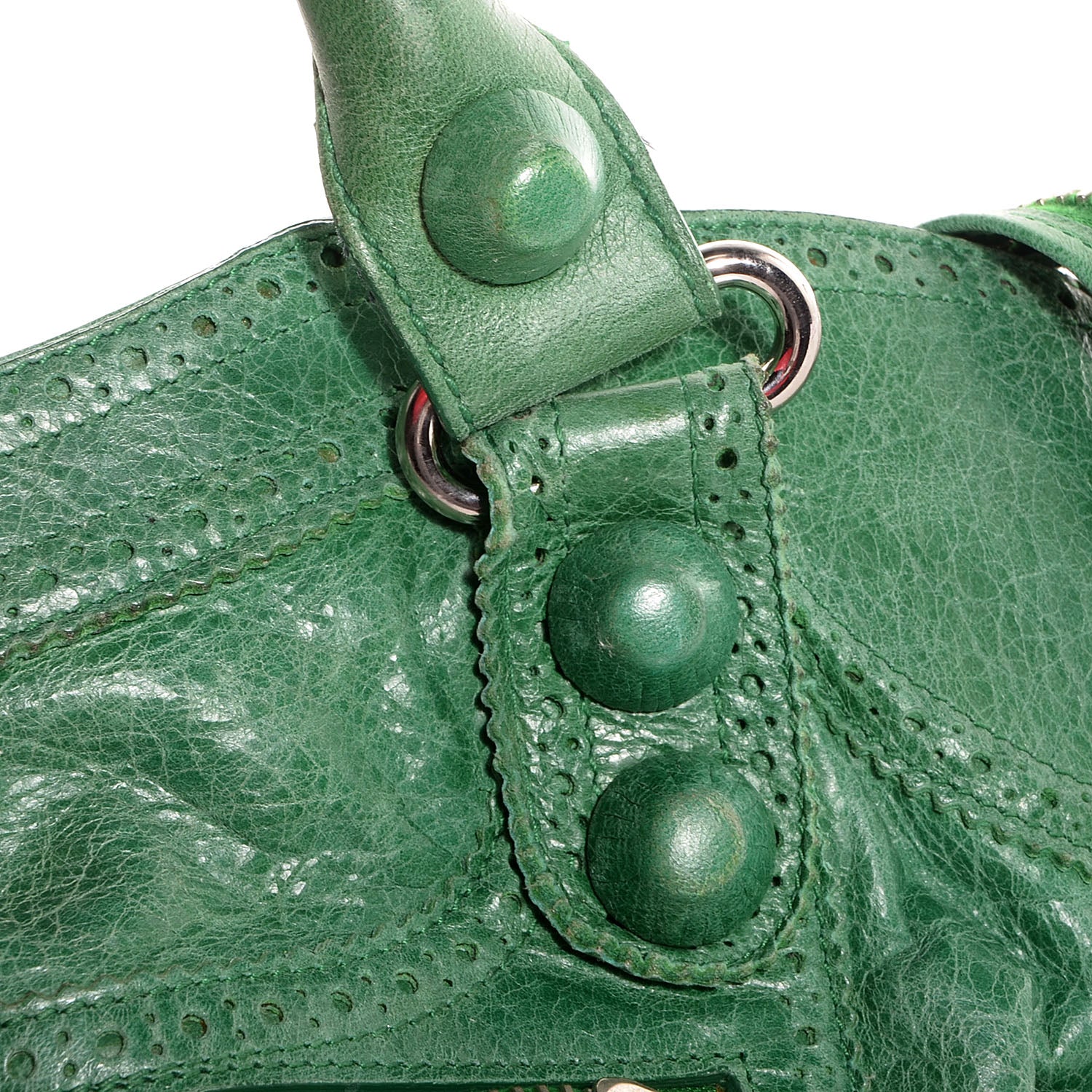 Balenciaga Agneau Giant Brogues Hardware City Pommier 12 of 14