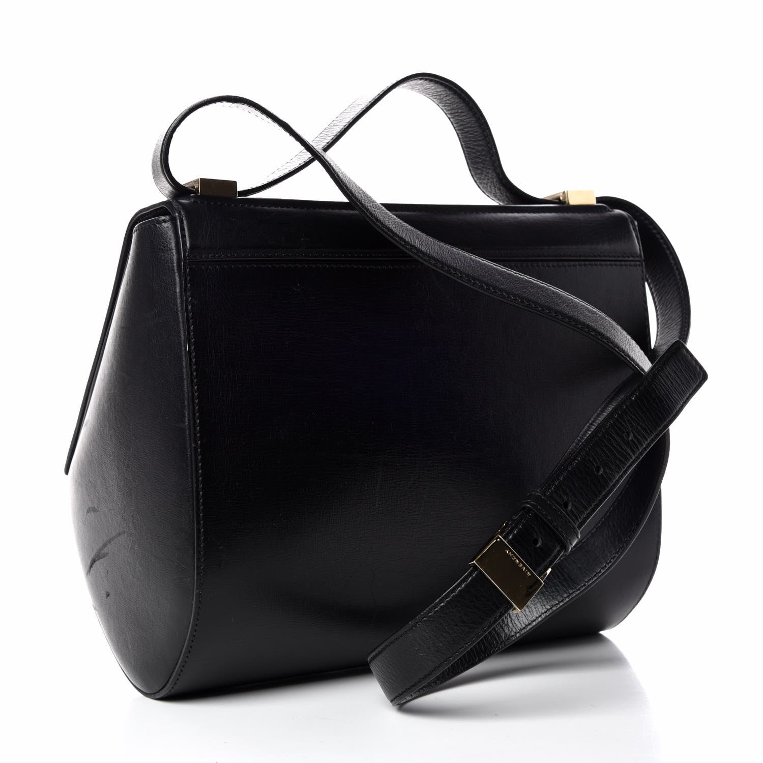 Givenchy Textured Calfskin Medium Pandora Box Crossbody Bag Black 3 of 15