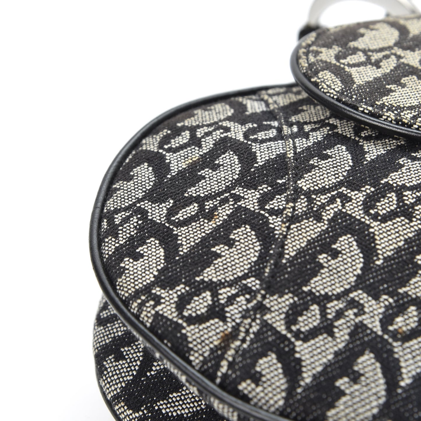 Monogram Saddle Bag Black