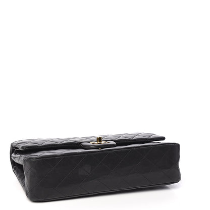 Chanel Lambskin Quilted Medium Double Flap Black 3 of 12