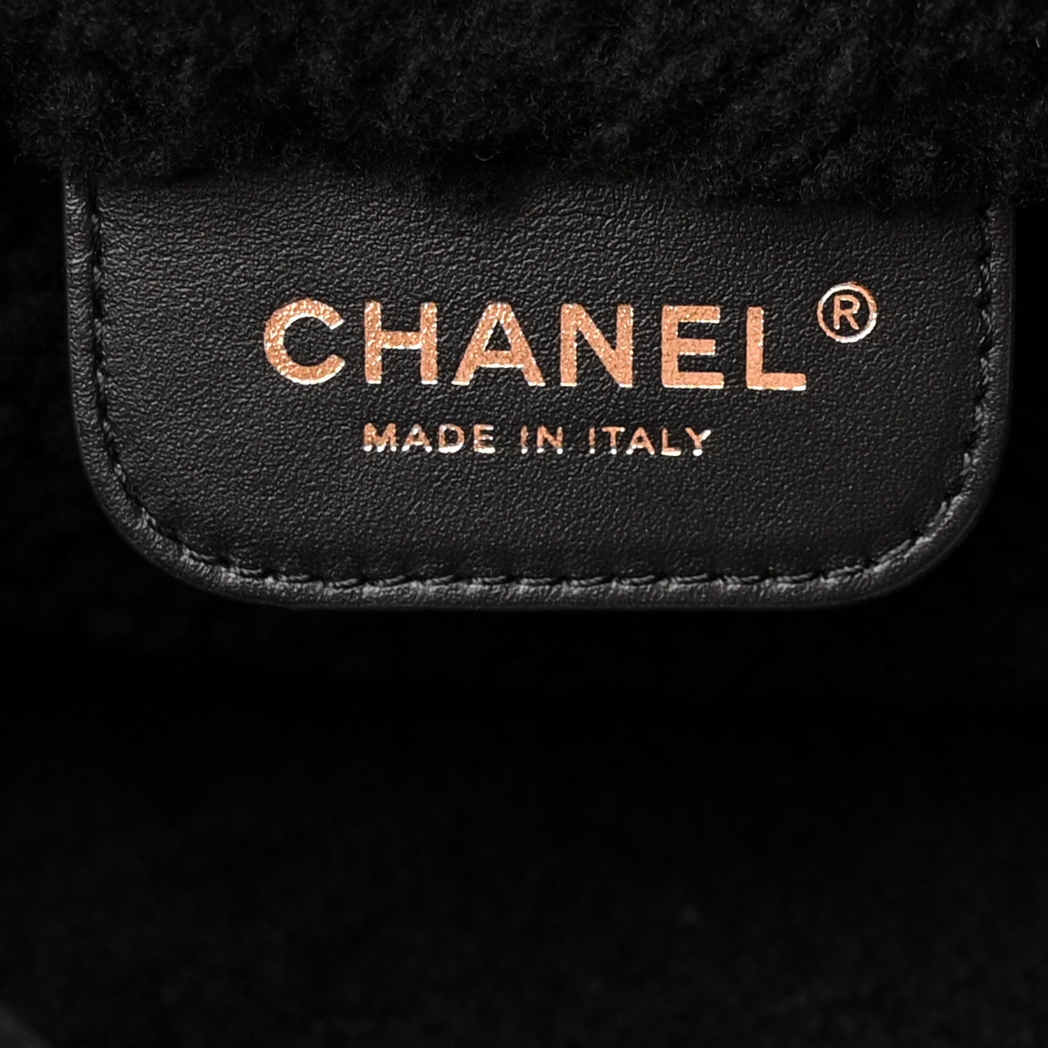 Chanel Shearling Aged Lambskin Quilted Small Chanel 22 Black 7 of 11