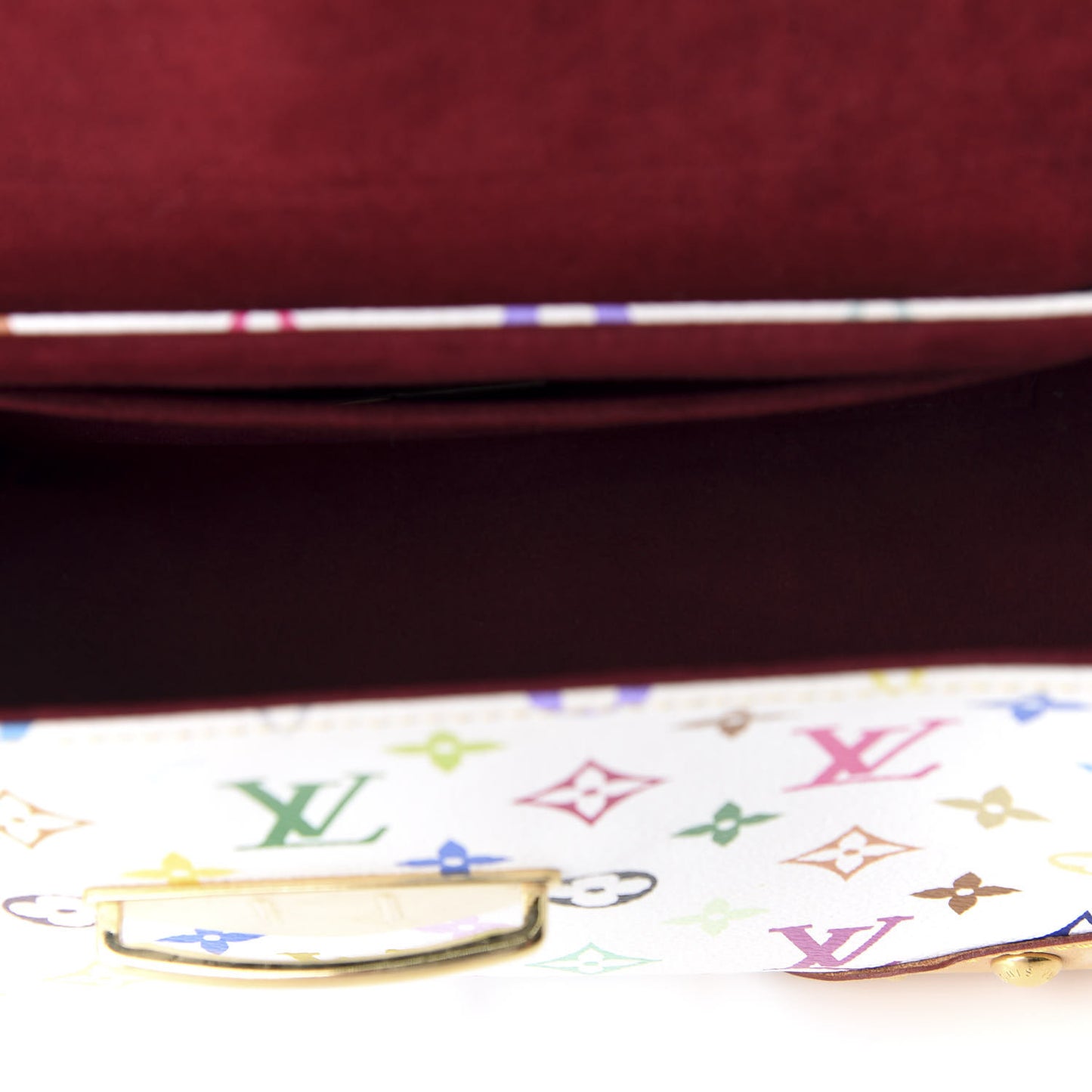 Monogram Multicolor Beverly MM White