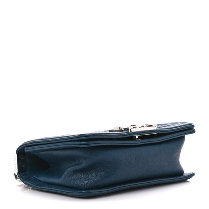 Chanel Caviar Quilted Small Boy Flap Blue 4 of 10