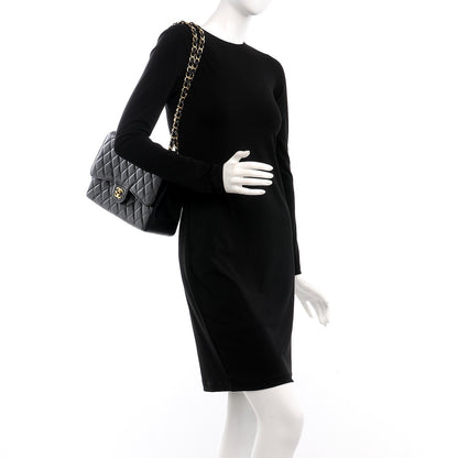 Chanel Caviar Quilted Jumbo Double Flap Black 3 of 9