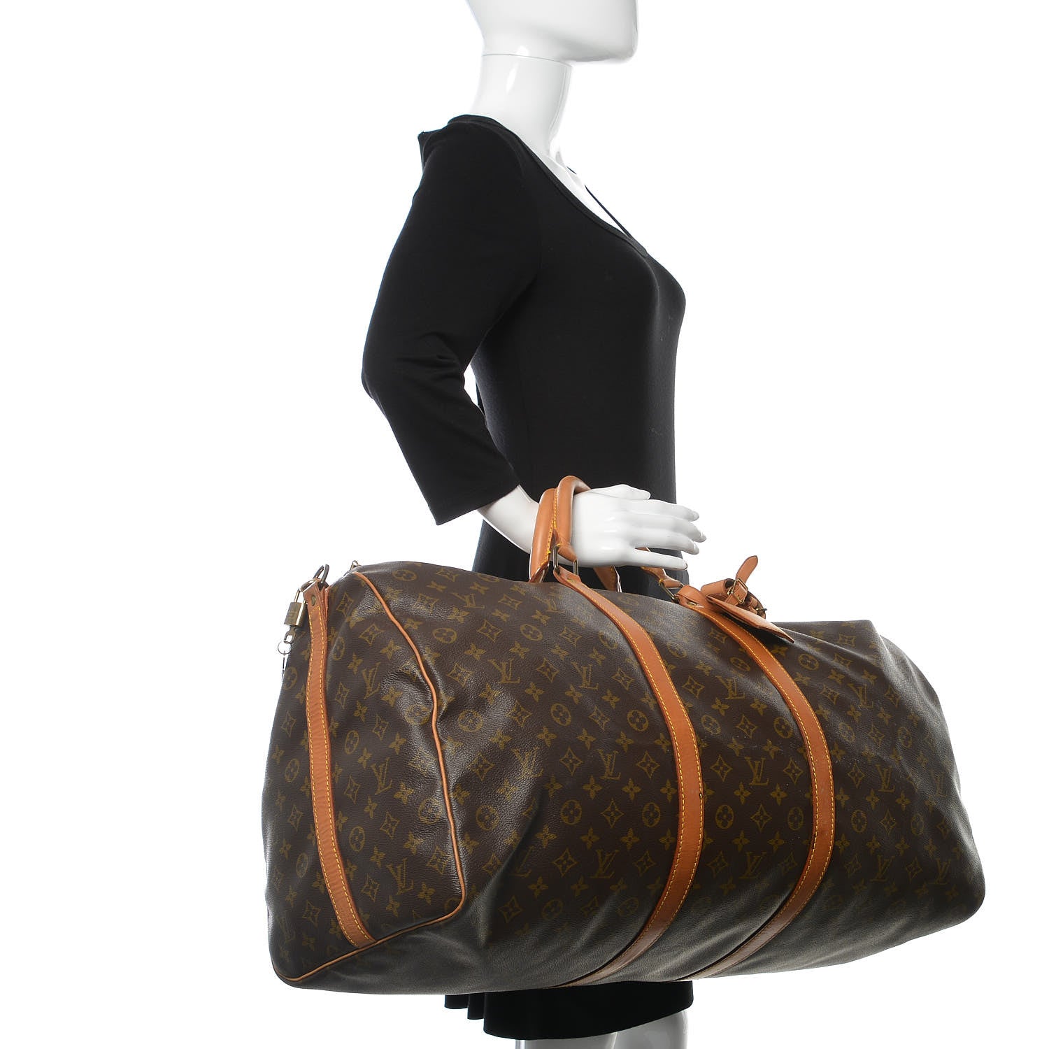 Louis Vuitton Monogram Keepall Bandouliere 60 3 of 14