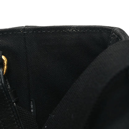 Prada Wicker Canvas Large Tote Naturale Black 13 of 14
