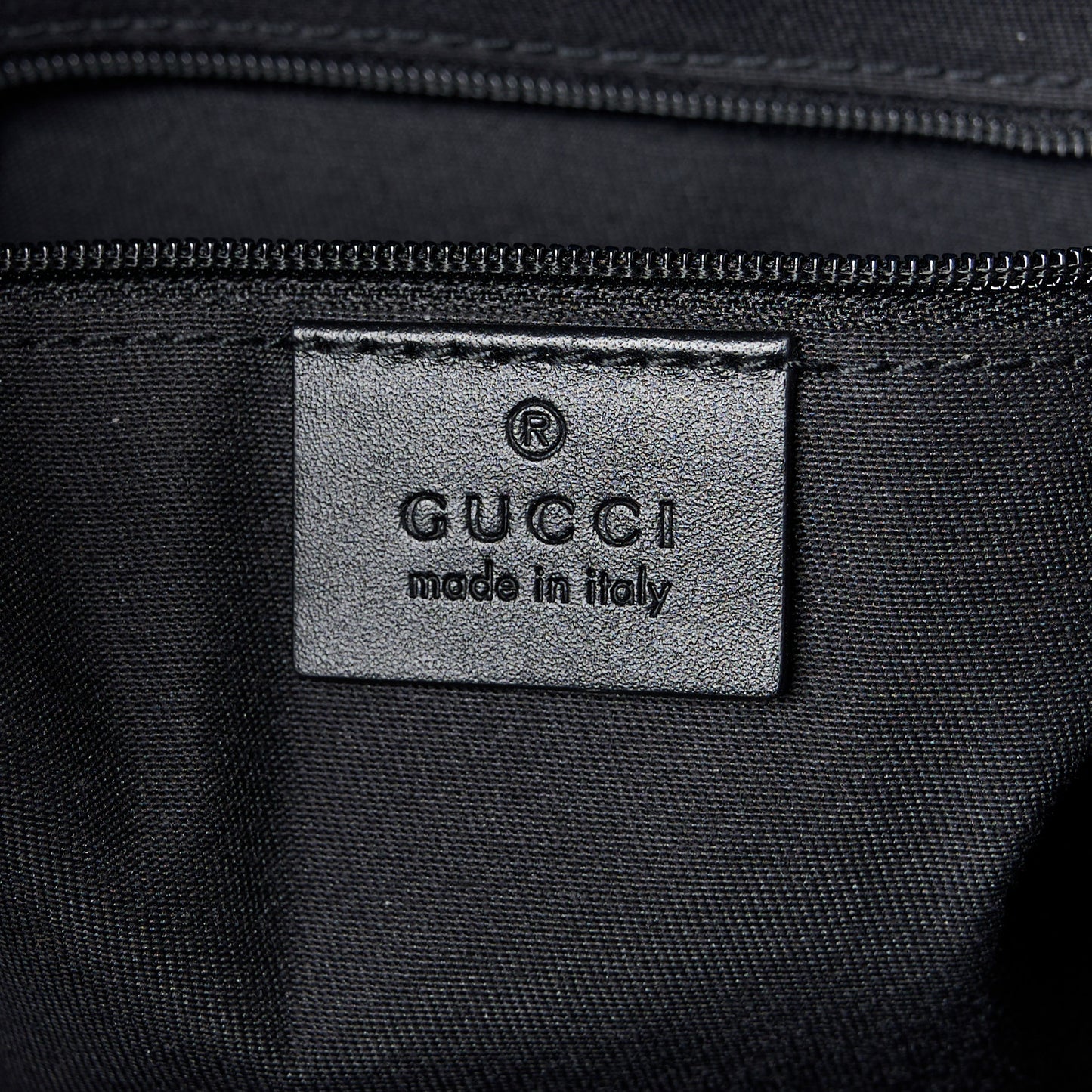 GG Monogram Web Flat Messenger Bag Black