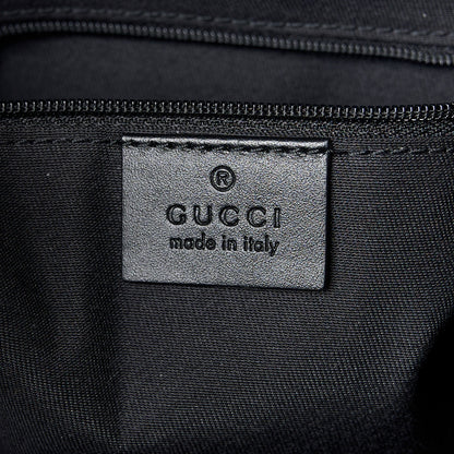 Gucci GG Monogram Web Flat Messenger Bag Black 6 of 11