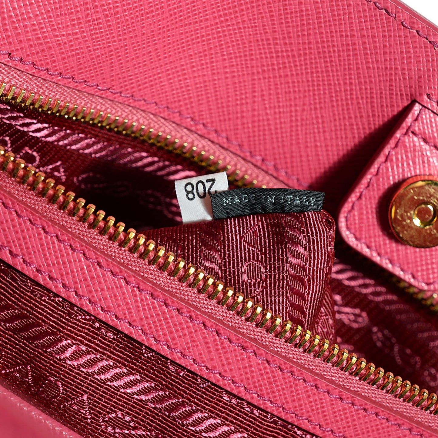 Saffiano Lux Large Tote Peonia