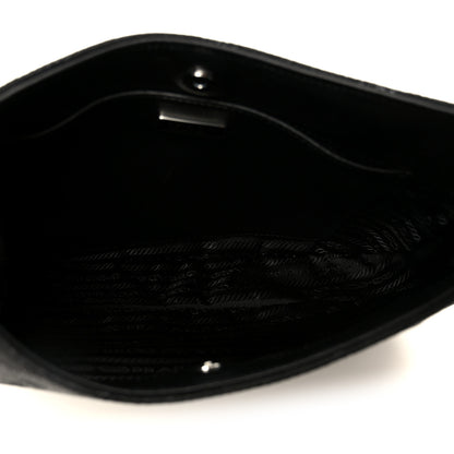 Prada Broccato Cleo Shoulder Bag Black 5 of 10