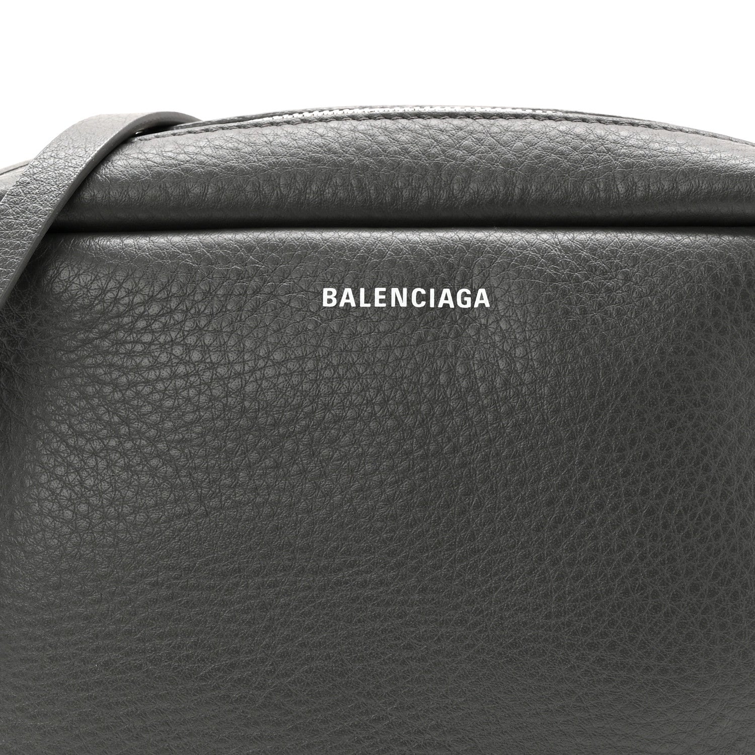 Balenciaga Calfskin Logo S Everyday Camera Bag Gris Fossile 8 of 12