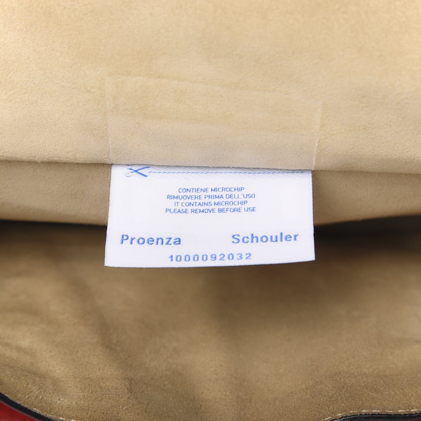 Pebbled Calfskin PS Courier Backpack Red