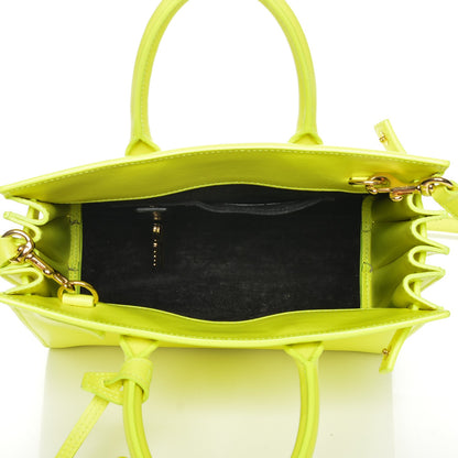 Saint Laurent Calfskin Nano Sac De Jour Neon Yellow 5 of 7