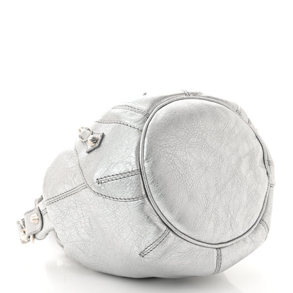 Balenciaga Agneau Giant 12 Silver Hardware Mini Pompon Gris Aluminum 4 of 11