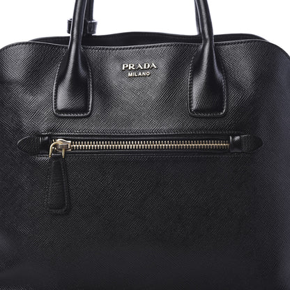 Prada Saffiano Cuir Open Promenade Tote Black 21 of 21
