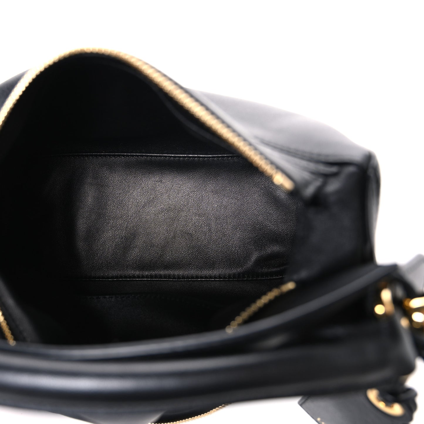 Nappa Lambskin Small Featherlight Puzzle Bag Black