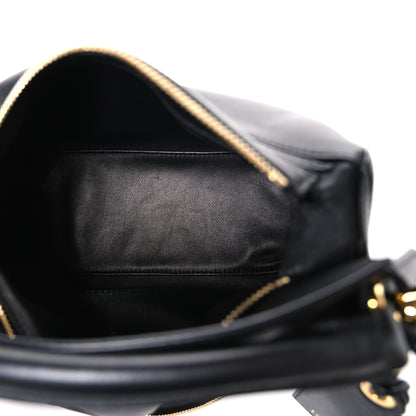 Loewe Nappa Lambskin Small Featherlight Puzzle Bag Black 5 of 9