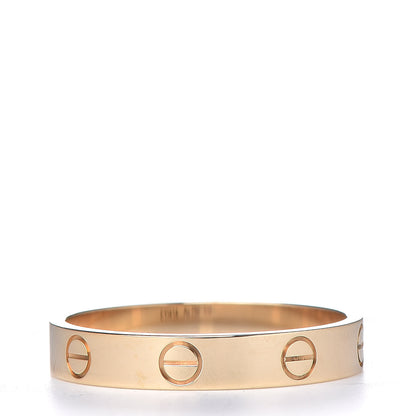 Cartier 18K Yellow Gold 3.5mm LOVE Wedding Band Ring 59 8.75 3 of 5