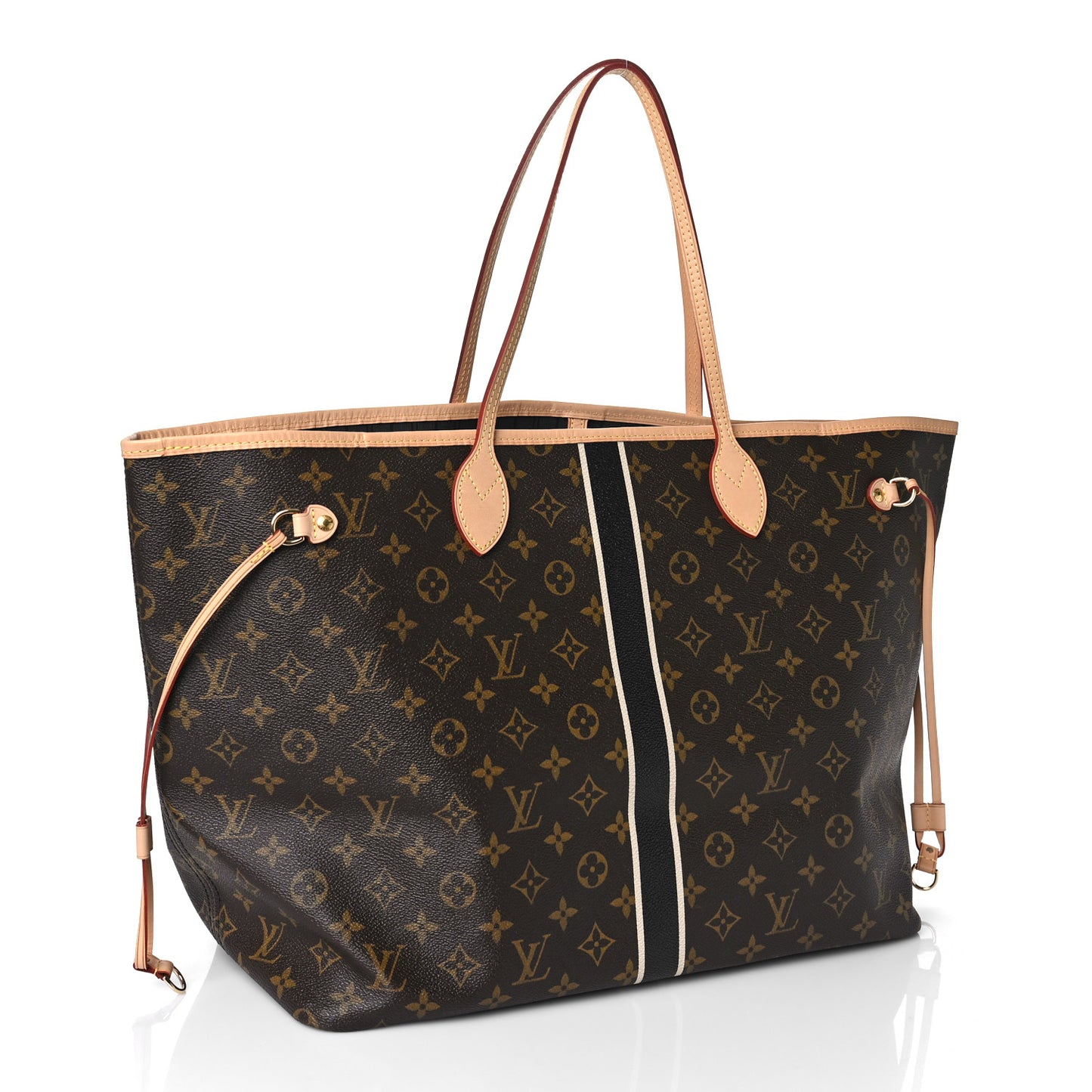 Monogram My LV Heritage Neverfull GM Black White