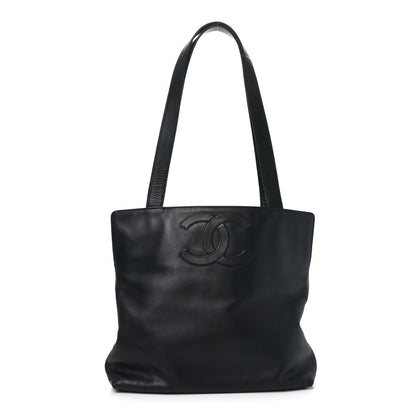 Chanel Lambskin CC Shoulder Bag Black 1 of 10