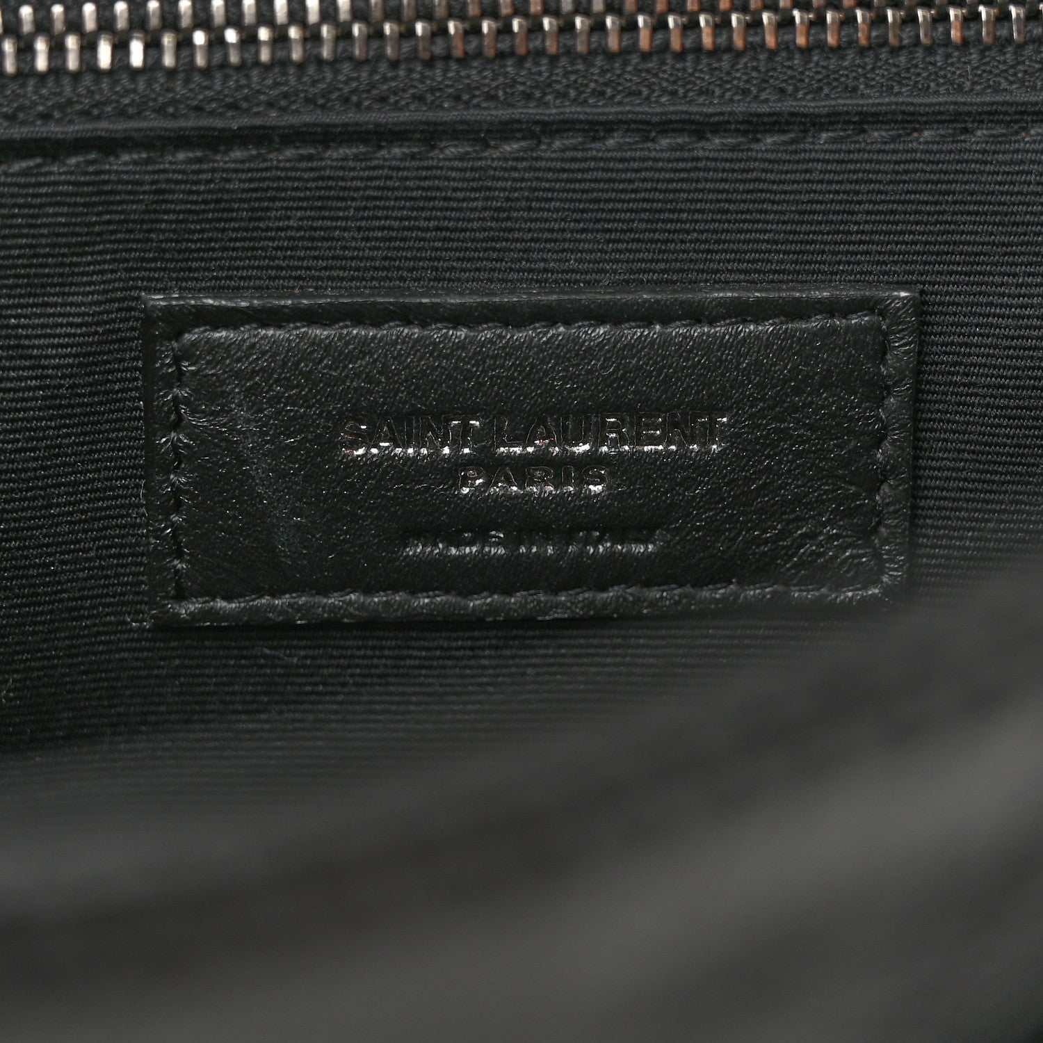 Saint Laurent Crinkled Calfskin Matelasse Monogram Medium Niki Chain Satchel Black 7 of 11